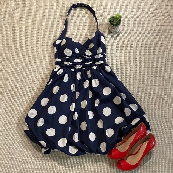 Jessica Simpson Dresses & Skirts - Jessica Simpson | Polka Dot Halter Top Dress